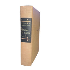 Crusade in Europe Book by Dwight Eisenhower 1948 Beige